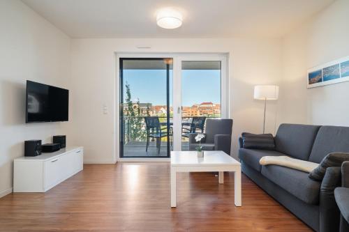Hafenblick - Wohnung in der Hafenresidenz mit Balkon & Wasserblick, Waren (fotografie 8)