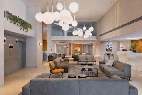 Lobby, Metropolitan Hotel in Tel Aviv