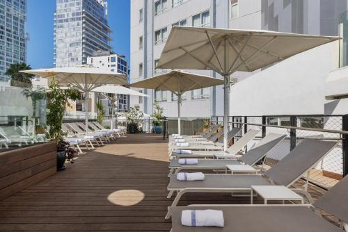Uitzicht, Metropolitan Hotel in Tel Aviv