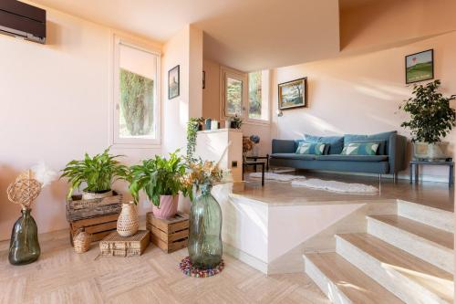 Koplietošanas atpūtas telpa ar TV, Villa d'architecte "De La Terre Vers Le Ciel" in Durtol