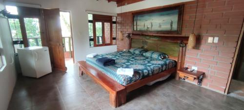 1 king bed, 1 futon bed