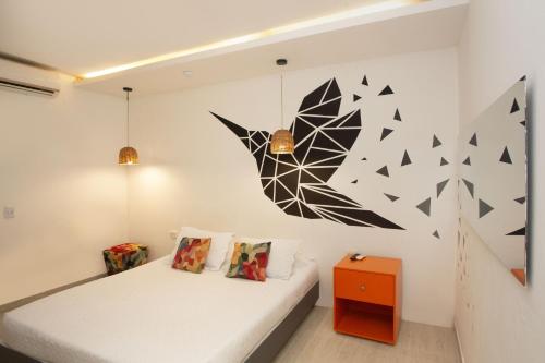 1 double bed