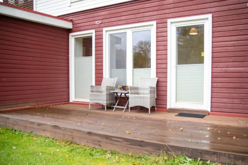 Erkély/terasz, Quiet Nature Studio in Lahemaa, Garden, Terrace and pet friendly in Kolga