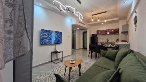 صالة مشتركة/ منطقة التلفزيون, דירת נופש חלומית in Ashdod