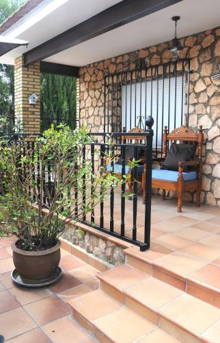 Balkons/terase, Casa Rural La Manchuela Curra in El Simarro