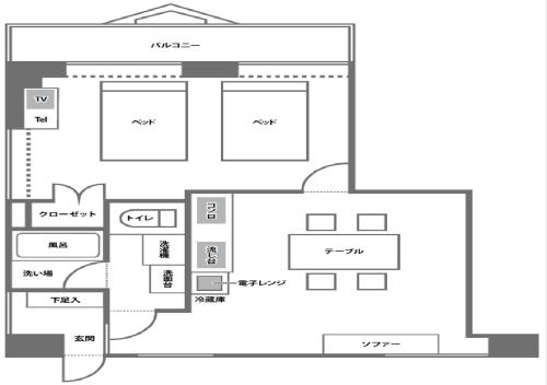Shinjuku Urban Hotel, Tokio (fotografie 8)