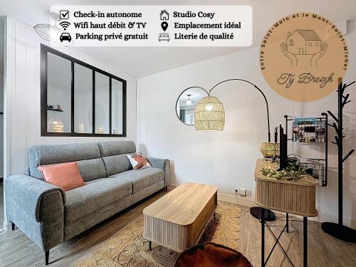 Ty Breizh - Studio cosy au cœur de Dol-de-Bretagne - Location saisonnière - Dol-de-Bretagne