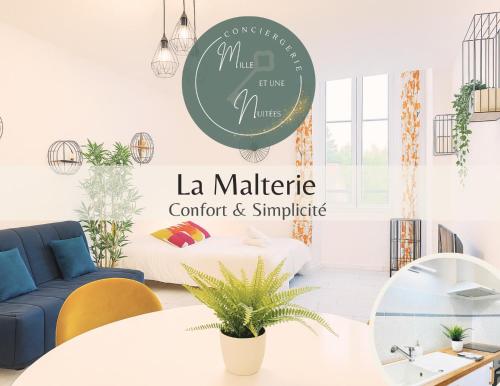 La Malterie - Machine à laver & WiFi - Location saisonnière - La Chapelle-Saint-Luc