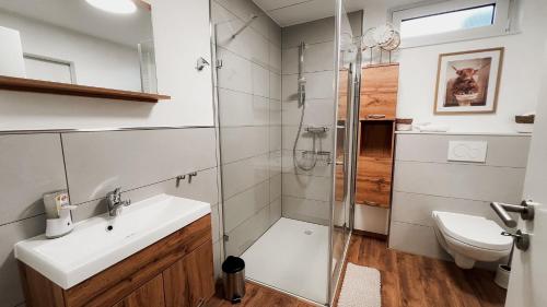 淋浴間, Gemütliches Ferienapartment Für jedes Budget (Gemutliches Ferienapartment Fur jedes Budget) in 霍爾豪森