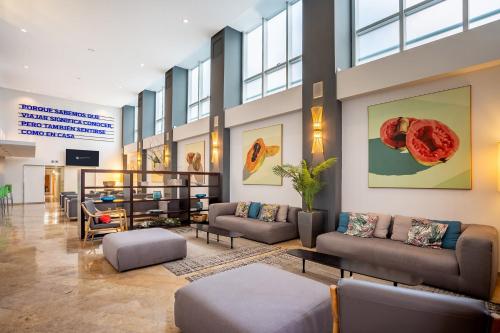 ล็อบบี้, โรงแรมซิลเคน แอตแลนติดา (Hotel Silken Atlantida) in ซานตา ครูซ เดอ เทเนริเฟ