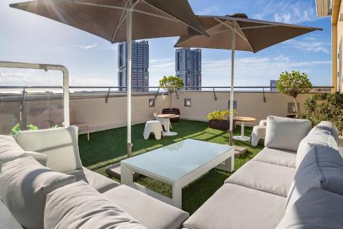 ระเบียง/ชานเรือน, โรงแรมซิลเคน แอตแลนติดา (Hotel Silken Atlantida) in ซานตา ครูซ เดอ เทเนริเฟ