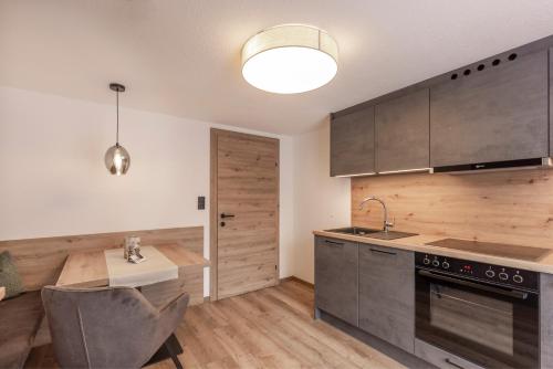 kuhinja, Appartement Jagerhof in Solden