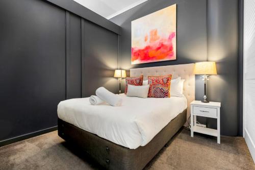 Sleek Waterfront Escape on Princess Wharf Artful 2BR Apartment, Auckland (foto 6)
