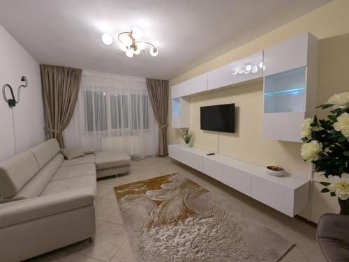 공용 라운지/TV 시청 구역, Apartament kilometrul 0 Bacau in 시티 센터