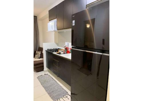 ห้องครัว, 1702 Expo Transamérica - Vista para Represa - Varanda (1702 Expo Transamerica - Vista para Represa - Varanda) in โซคอร์โร