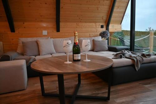 A-Frame Wellness Villa with Private Pool, Sauna & Jacuzzi near Belgrade in Koracica