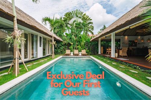Tropical 4BR Villa in Quiet Babakan Near Berawa