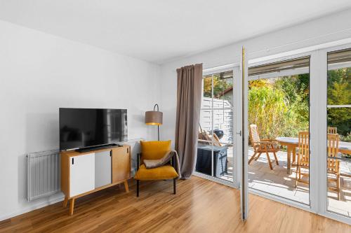 EG Apartment - WLAN - Terrasse - Parkplatz