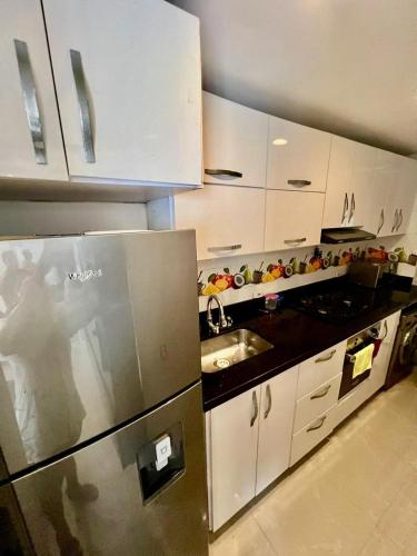 Kitchen, Moderno apartamento con vista al mar en Cartagena in La Heroica