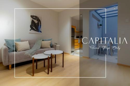 Capitalia Two Bedroom Near El Angel with Gym and Rooftop
