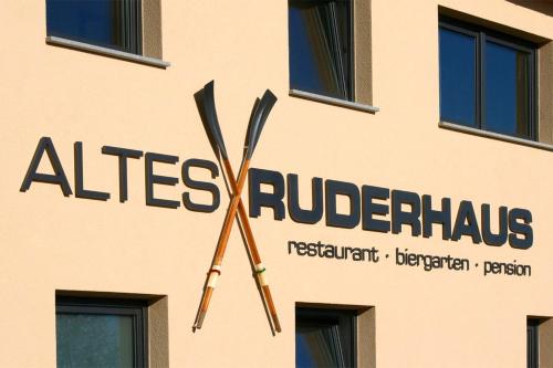Altes Ruderhaus in Worms, Deutschland