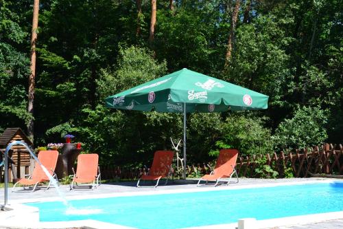Swimming pool, Ezustfenyo Hotel in Telkibanya