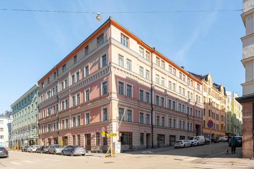 Exterior view, Modern Flat in Historical Building in Central Area near Löyly
