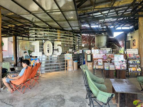 레스토랑, Healstay Hostel in 위앙 사