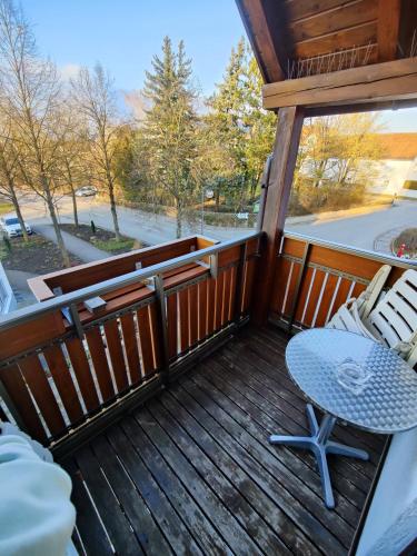 Erkély/terasz, Pension Schneider, Bad Gögging (Pension Schneider, Bad Gogging) in Neustadt an der Donau