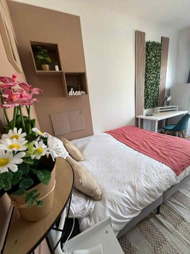 Belle chambre lumineuse dans une colocation proche gare - Location saisonnière - Thionville