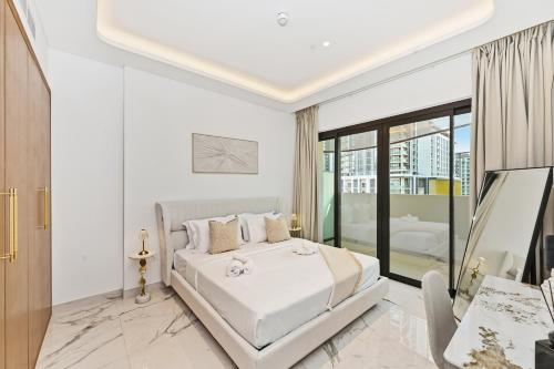 Studio and 1BR Meydan Azure Gateway Superior- 10min to Burj Khalifa, Dubai Mall and Airport and 20min to Marina, Dubaj