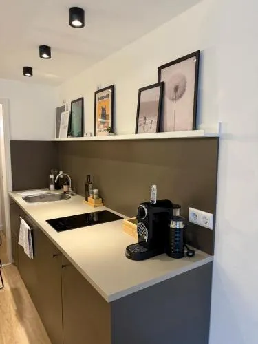 Zentrales Studio-Appartment mit Terrasse in Hildesheim, Deutschland