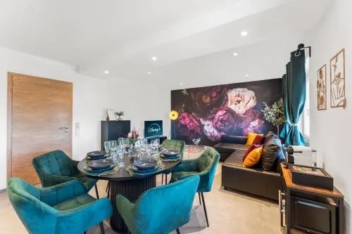 flair Apartment Blossom I BBQ I 2xParken I Terrasse I Kaffee I Waschmaschine I Disney plus in Fulda, Deutschland