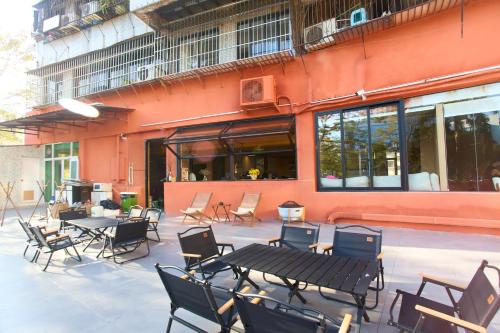 ระเบียง/ชานเรือน, 深度青年旅舍 in จูไห่