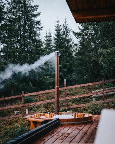 Pezsgőfürdő, Inima Pustei Cabin in Marisel