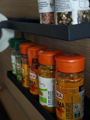 Comida y bebida, Charmant appartement avec balcon in Rennes Suburbs