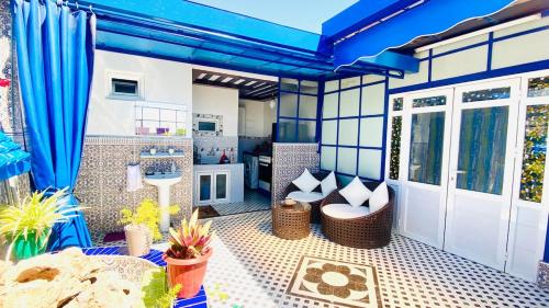 Appartement Riad style-Sky view Au centre ville, internet Fibre, canal plus, chaînes internationales (Appartement Riad style-Sky view Au centre ville, internet Fibre, canal plus, chaines internationales) in 엘 마시라