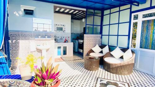 Appartement Riad style-Sky view Au centre ville, internet Fibre, canal plus, chaînes internationales (Appartement Riad style-Sky view Au centre ville, internet Fibre, canal plus, chaines internationales) in 엘 마시라