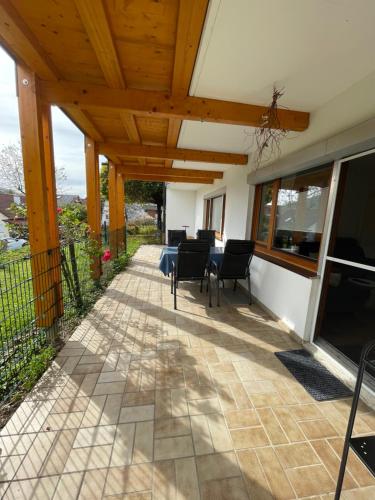 陽台/露台, Ferienwohnung im Hexental - Familienurlaub bei Freiburg & Schwarzwald in 維特瑙