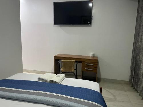 Exterior view, Hostal Huella in Lambayeque