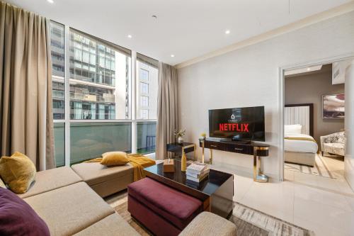 Luxury 2 Bedroom Apartment DAMAC Uppercrest Downtown Near Dubai Mall, Dubai (Foto 9)