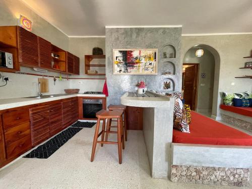 kuhinja, Paka Apartment (Infinity Kira Island Apartment) in Watamu