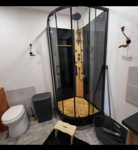 淋浴間, Appartement rdc maison Ed Den in 聖索韋多韋爾尼
