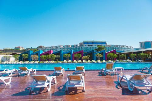 Vista exterior, AF HOTEL AQUAPARK in Novxanı