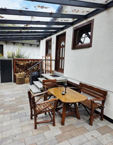 Erkély/terasz, Ferienwohnung "Saba" in Reinhardshagen
