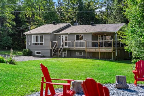 Lake - Spa - Pool Table - Chalet Ookpik in Mansonville (QC)