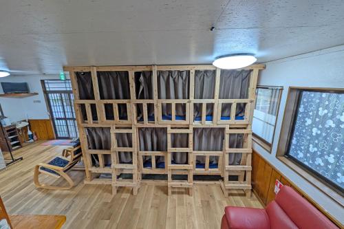 木製ぬくもりカプセル宿