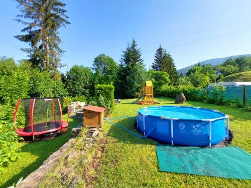 Swimming pool, Chalupa Cerny Dul 2 - free parking in Cerny Dul