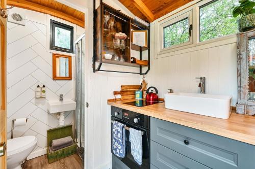 A szálláshely kívülről, Deer Shepherds Hut in Withyham