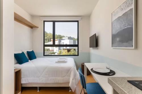 เตียงนอน, Studio Charmoso e Aconchegante no Norte da Ilha in กาโชเอย์รา โด บอม เชซุส